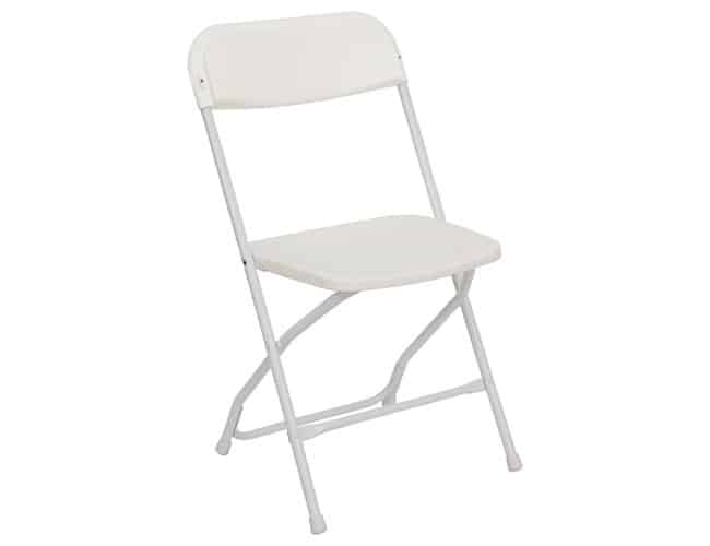 White Samsonite Folding Chair